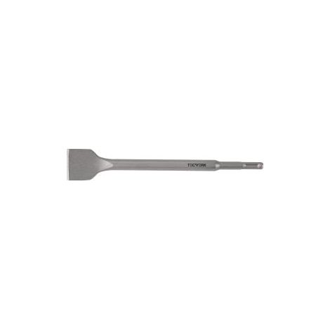 Burin spatule L.totale 250mm coudé Largeur de coupe 40mm SDS-plus TECWERK (1/2)