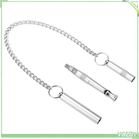 Sifflet de dressage de chien - FAFEICY - Modèle standard - Cuivre - Son réglable - Avec chaîne
