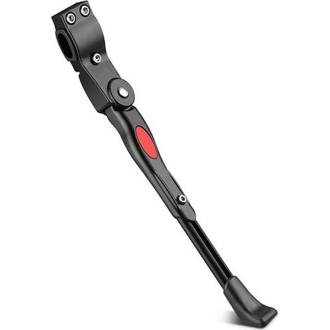 Cric de vélo réglable avec poignée latérale en aluminium 24-28 pouces - Noir (1/3)