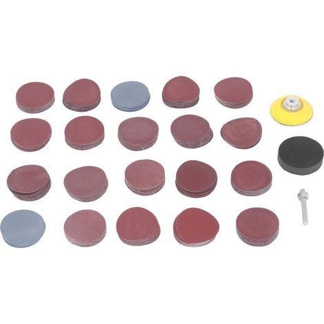 203 pieces 50mm paper of glass flocked thread female disc of grinding cushion pad of polishing sanding (1/5)