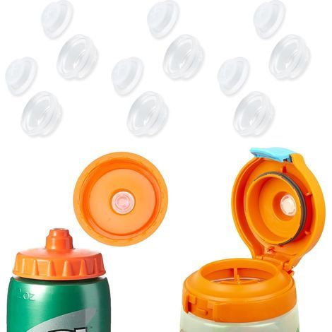 10pcs Valve, Silicone, BPA-Free, Food-Grade, Compatible Gatorade GX 30oz Squeeze 32oz, Hydration (1/4)