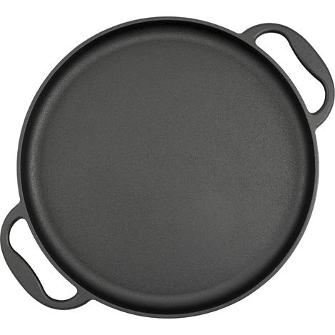 BBQ-Toro Padella per grigliate in ghisa Ø 35 cm - Padella di servizio, piastra per grigliate