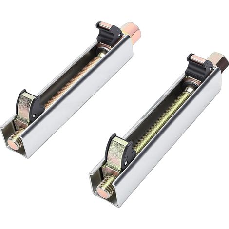 Motorcycle Coil Spring Compressor Tool, Heavy Duty Chrome-Molybdenum Steel for Dual Rear Shock Absorbers with Protective Sleeve and Guide Rail, Suitable for (1/5)