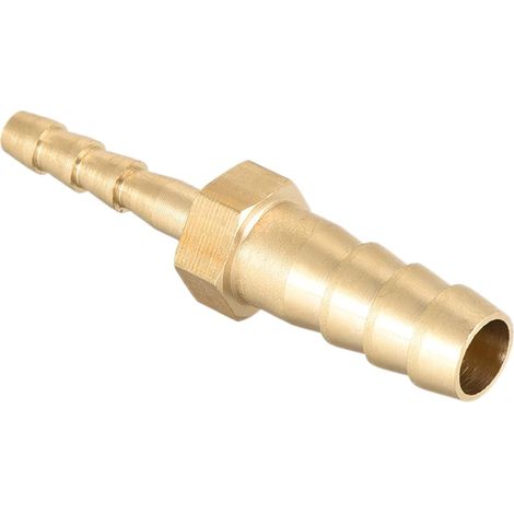8mm à 4mm Dia Droit Laiton Raccord cannelé Doré 1pcs (1/5)