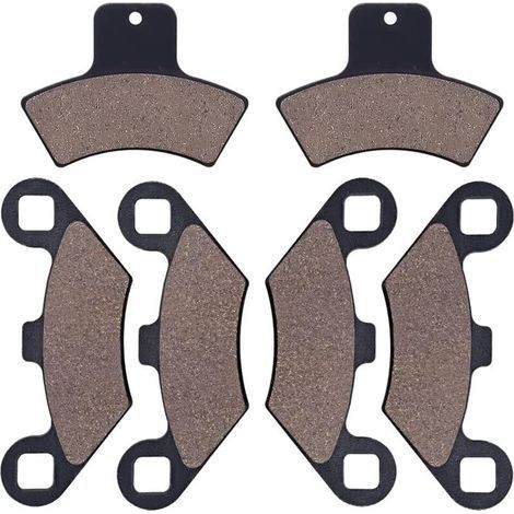 Front and Rear Brake Pads for Polaris Scrambler 400 2X4 4X4 1998-2002, Scrambler 500, Trail Blazer 250 400 1999-2004, Trail Boss 325 330 2000-2004, Sportsman 335 500 1998-2002