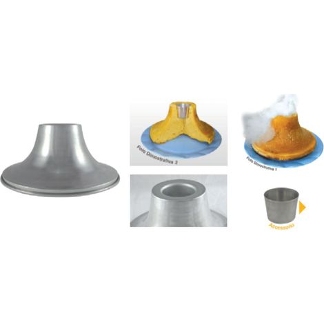 Forma vulcano alluminio Liotti cm 27x10x11