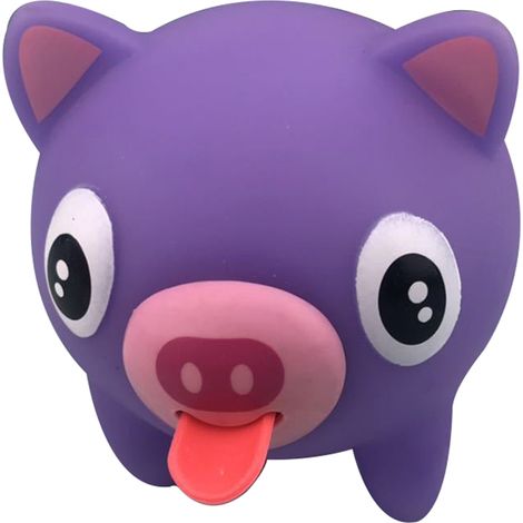 Balle Anti-Stress Animaux Parlants en PVC Souple avec Langue Sortie - Cadeau Enfant (1/5)