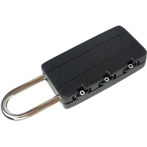 Cadenas à combinaison à 3 chiffres, cadenas à code, verrous de bagages, cadenas à combinaison pour valises de voyage (1/2)