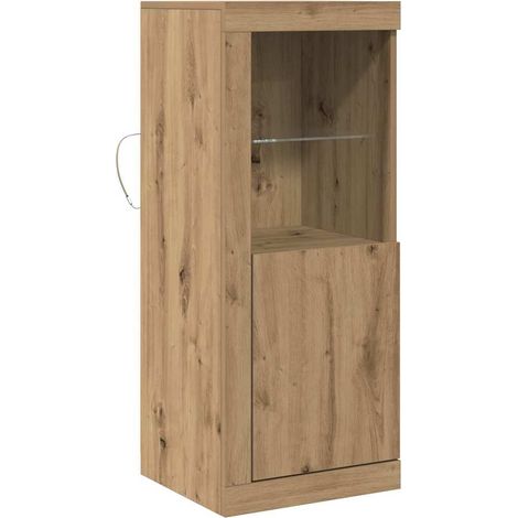Maison Exclusive - Madia LED Marrone 41 x 37 x 100 cm Legno multistrato