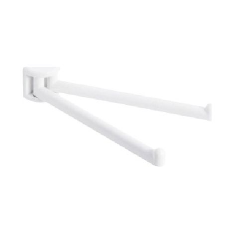 PORTA ASCIUGAMANI CON BRACCI A SNODO  SERIE LINEA Bianco METAF