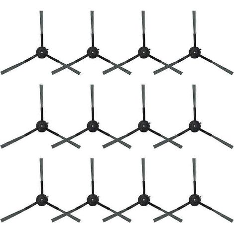 Pièces de rechange compatibles avec l'aspirateur Ultenic MC1 : accessoires de brosse latérale (12 pièces). (1/5)