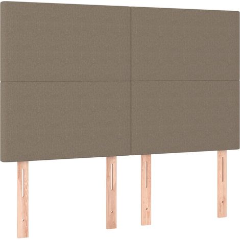 Maison Exclusive - Cabecero de cama color topo 144x5x118/128 cm T (1/5)