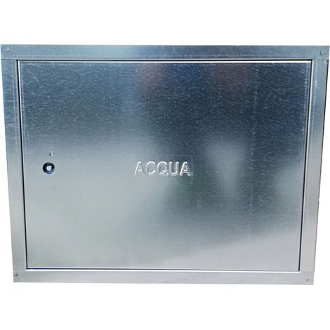 Sportello portello porta zincata per chiusura nicchia contatore acqua, scegli se lc 45 x hc 35 cm ( ln 41 x hn 31 cm ) (1/5)