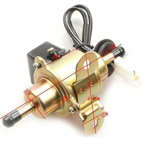Pompe a Fuel Electrique de Voiture, Pompe Gasoil Basse Pression en Métal 3 à 5 PSI Pompe à Carburant pétrole brut en Femeo (1/4)