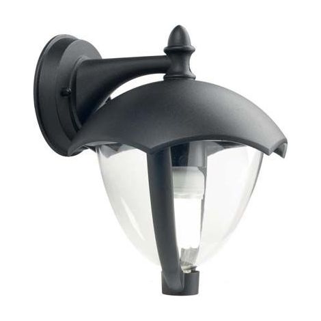 Lampada Applique in Basso Colore Nero per Esterno Linea Short Sovil (1/5)