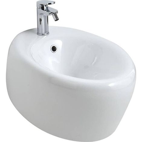 Bidet Touch sospeso cm. 55x38,5 bianco lucido di Ceramica GSG