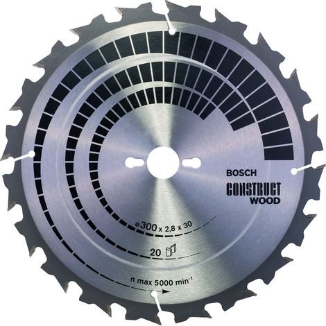 Bosch disco per sega circolare Construct Wood 300 mm (1/2)