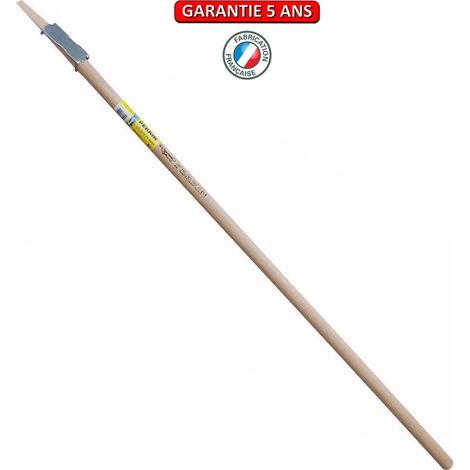 1,3 m gerader Griff für Aluminium- und verzinkte Schubstange + Clip OUTILS PERRIN