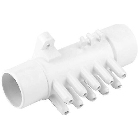 Collecteur de plomberie de piscine en PVC 1,5 po (10 mm) à 10 ports pour baignoire thermale et spa, accessoires pour piscine et spa (1/5)