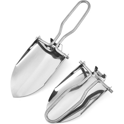 Petite pelle de jardin en aluminium monobloc – lame tranchante (1/5)