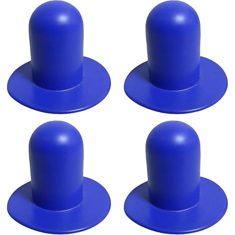 Ulisem4er-Pack Pool-Wandstöpsel, Ersatzteile, oberirdische Pool-Filterpumpe, Filterlochstöpsel, kompatibel mit Intex und Bestway (blau) (1/4)