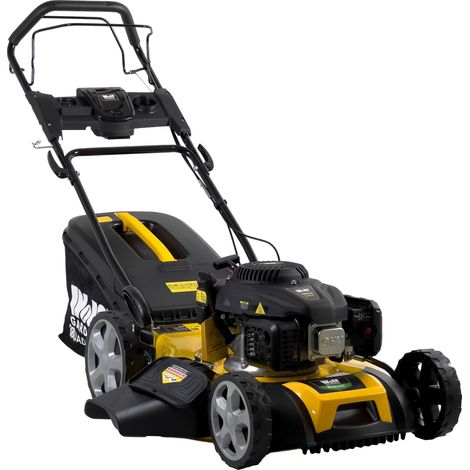 Petrol Lawn Mower 20" 510mm Self Propelled 196cc 4-in-1 Steel Deck 60L Wolf (1/5)