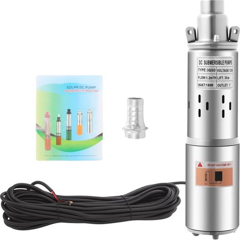 Tauchpumpe, hohe Effizienz, robuste Bauweise, 12 V, EU (1/2)