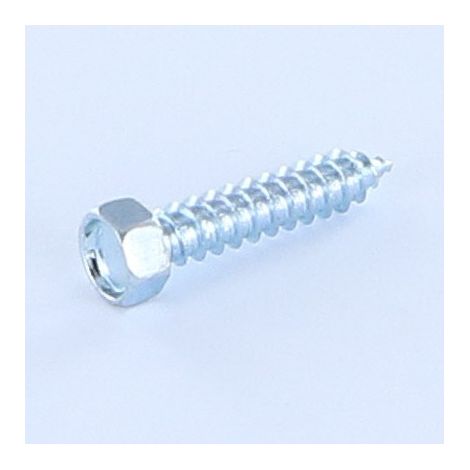 Vis tôle Tête hexagonale TH 6.3X16 Acier zingué-100 pièces (1/2)