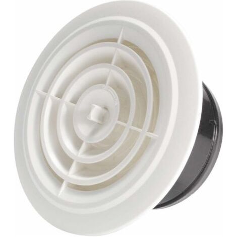 125mm Grille de Ventilation Ajustable Aération d'Air Ronde (1/5)