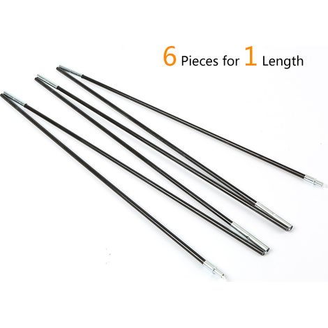 Kit de poteaux de remplacement en fibre de verre pour tige de tente (1/5)