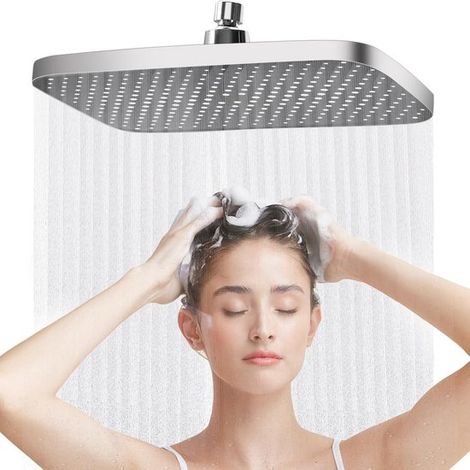 Douche à effet pluie luxueuse, orientable à 360°, économe en eau (1/5)