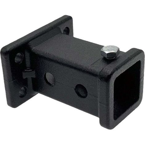 Tuyau de réception de remorque, boulon de tuyau de réception universel en fonte d'acier, adaptateur de récepteur d'attelage de remorque, prise en charge de remorque de camion (1/4)