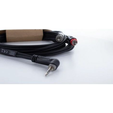 Cordial 14859 Klinke / Cinch Audio Y-Adapter [1x Klinkenstecker 3.5 mm - 2x Cinch-Stecker] 1.50 m Sc (1/5)
