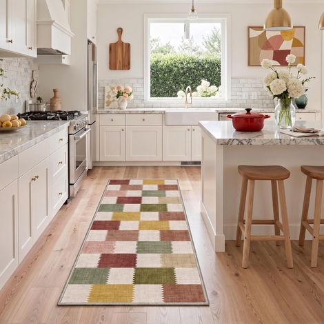 Tapis Moderne Lavable antidérapant 80x150cm (1/5)