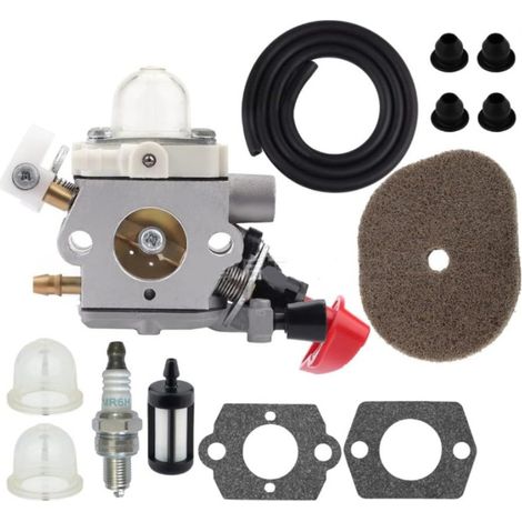 Kit de filtre à air et carburant pour carburateur C1M-S267A FS56RC Stihl FS40 FS50 FS56 FS70 FS40C FS50C FS56C FS70C FC56 FC70 HT56 HT56C KN56 KM56 KM56C, débroussailleuse, carburateur, remplace 4144  (1/5)