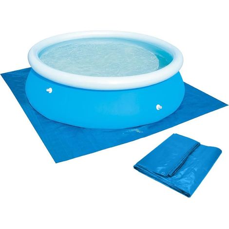 Rectangle Pool Ground Cloth,250340CM Foldable Swimming Pool Floor Protector, Waterproof Pool Mat, Paddling Pool Protective Mat for Inflatable Swimming Pools, Frame Pool (1/5)