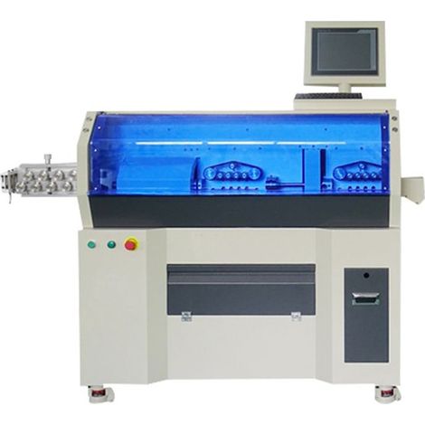 Macchina automatica per il taglio e la spelatura di cavi unipolari (6 - 120 mmq) (1/3)