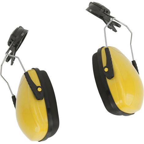 Gehörschutzhelm mit Lärmreduzierung, Gehörschutz, schallabsorbierender Gehörschutz für Holzbearbeitung, gelb (1/5)