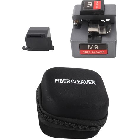Máquina de corte de cables de fibra óptica de alta precisión, con retorno automático de la cuchilla y dispositivo 3 en 1 para el corte automático de fibra óptica. (1/5)