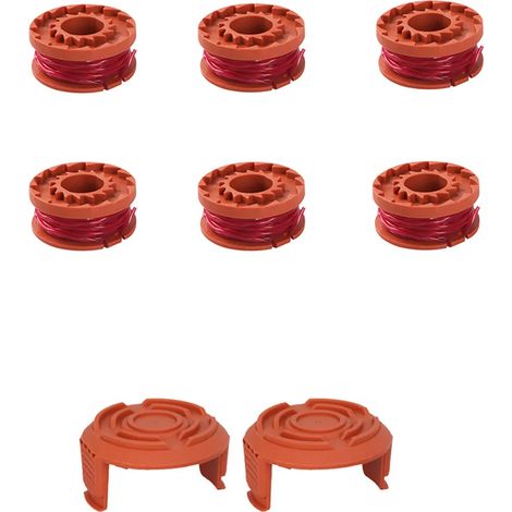 Bobinas de cable de repuesto para cortacéspedes Worx WG150, WG160, WG175 y WG180. (1/4)
