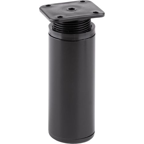FA010 100 mm verstellbarer Möbelfuß, Mattschwarz SANS MARQUE