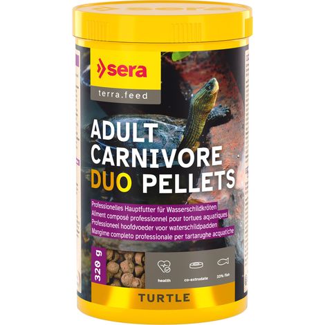 Sera Schildkrötenfutter Turtle Adult Carnivore Duo Pellets 1 L