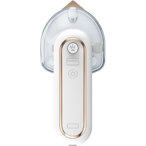 Mini-Reisebügeleisen, kabellos, tragbar, USB-aufladbar, für Reisen, Bastelarbeiten und Ausflüge, mit 360°-Drehung – S (1/4)