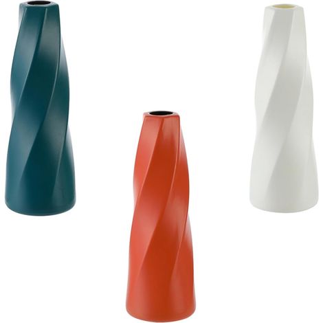 Vase en Contenant pour Fleurs De Bureau Décoration D'intérieur Plastique (1/5)