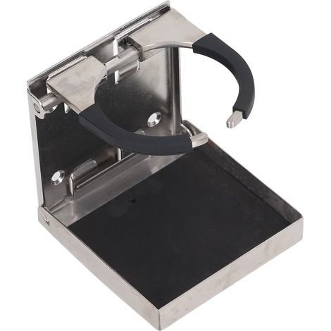 Porte-Gobelet Repliable Réglable 53-80mm Marine Inox Acier pour Bateau Camion (1/5)