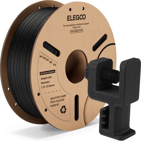Filamento PLA nero Elegoo 1 kg (1/4)