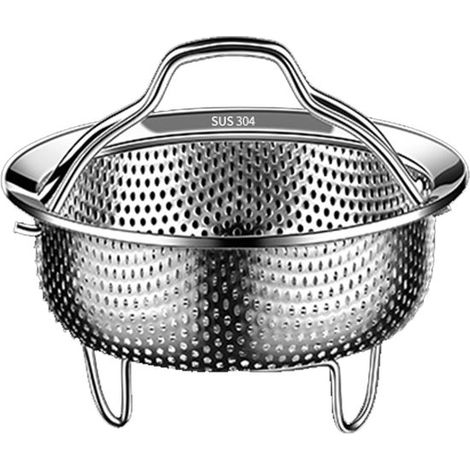 Cesta de vapor multifuncional 304, 14 cm, rejilla de vapor multifuncional, cesta de vapor extensible para uso doméstico (1/5)