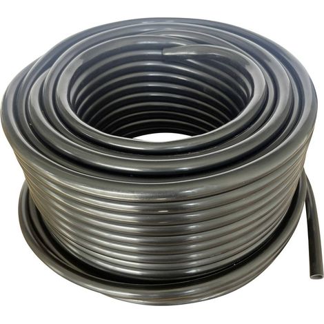 TRU COMPONENTS Tubo per aria compressa TC-12832980 PU10X6.5 Black Poliuretano Nero Diam int: 6.5 mm 10 bar 100 m