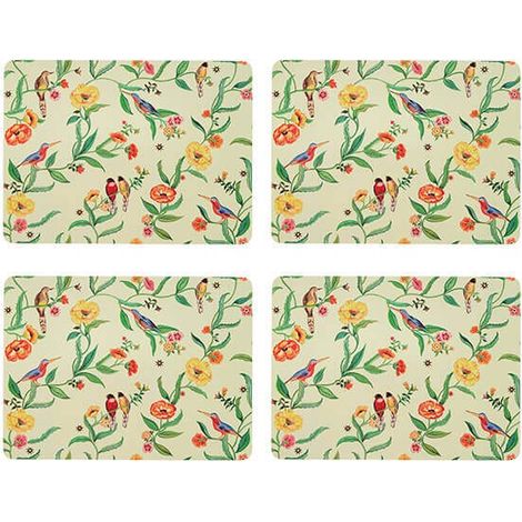 Cath Kidston Summer Birds Set of 4 Cork Backed Placemats (1/2)