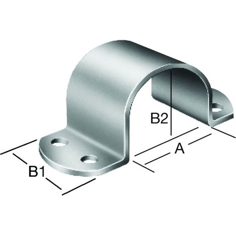 Vormann Rohrschellen verzinkt 49 x 40/45 mm Winkel & Verbinder (1/2)